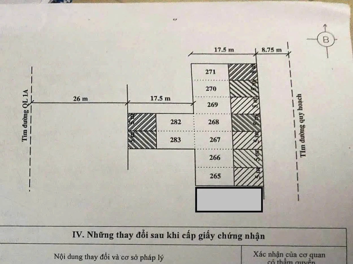Bán 10 lô liền kề MB81 Tân Phong mặt QL1A 875m² 11 tỷ 5 - Ảnh thu nhỏ 4