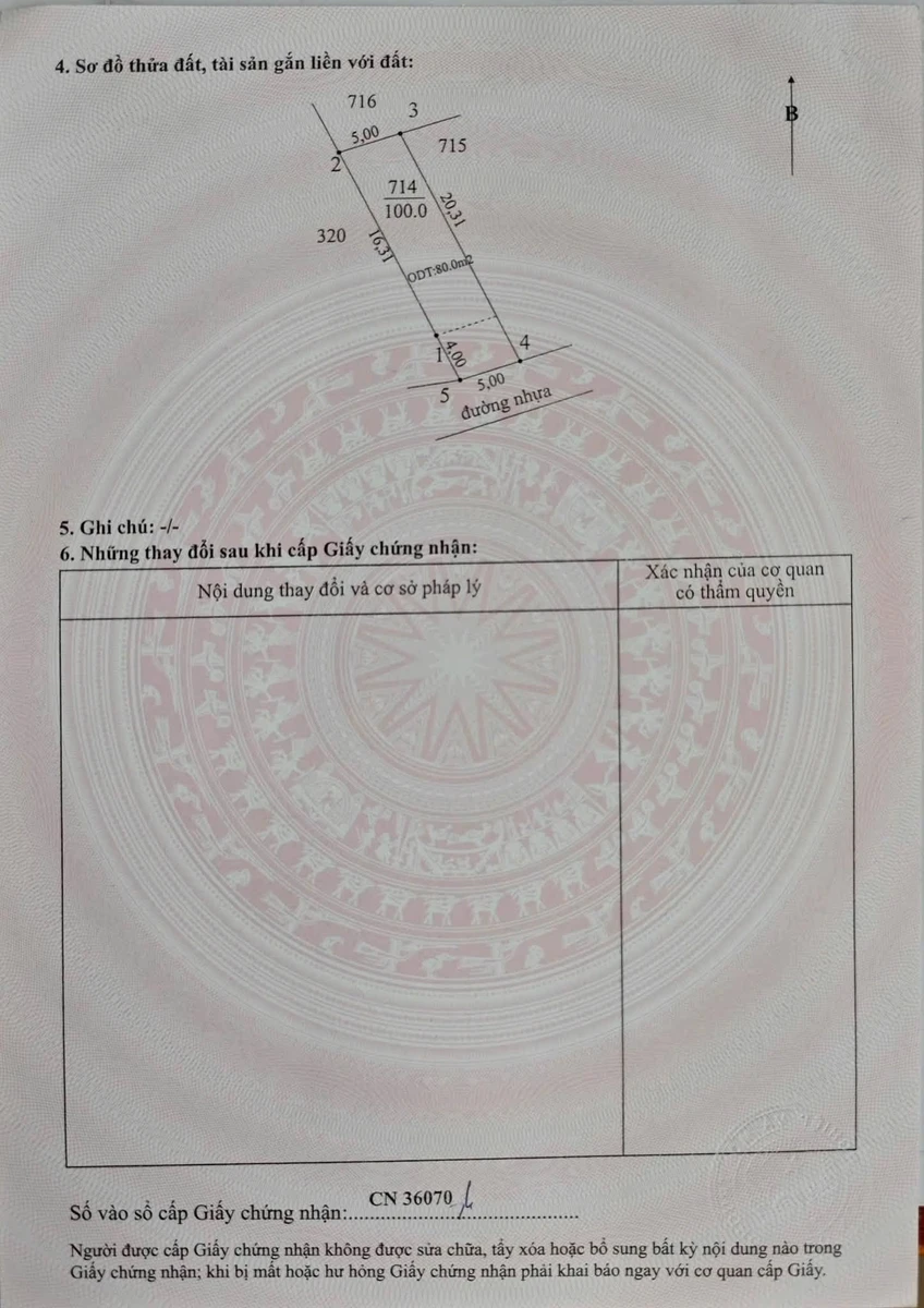 Bán đất Gò Dầu Tây Ninh 80m² giá 450 triệu - Ảnh thu nhỏ 3