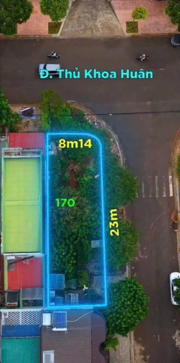 Bán đất 2 mặt tiền Thủ Khoa Huân, 187 m², 11,5 tỷ - Ảnh 1