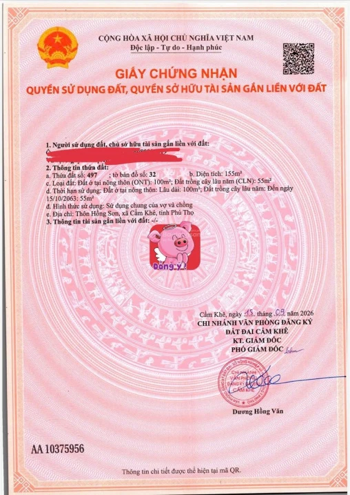 Bán đất tại Quốc Lộ 32C, 1,5 tỷ, 155m2, mặt tiền 5m, pháp lý đầy đủ, hàng hiếm - Ảnh thu nhỏ 2