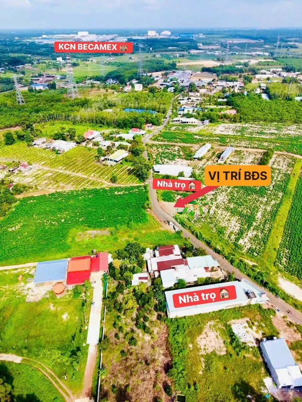 Bán đất 244m2 Nha Bích, Bình Chánh - 1,12 tỷ, dòng thu nhập 12tr/tháng - Ảnh 1