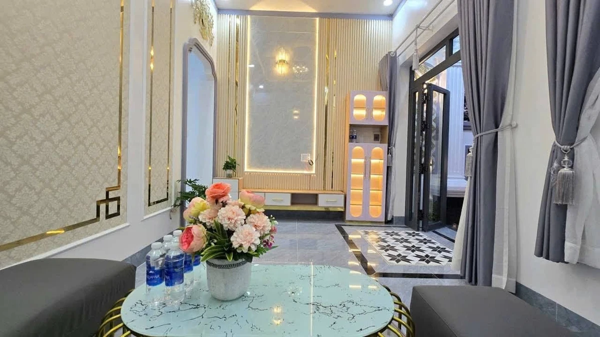 Bán nhà mới tân cổ điển 100m² 2PN gần Chợ Hữu Định Nhà Bè - Ảnh thu nhỏ 3