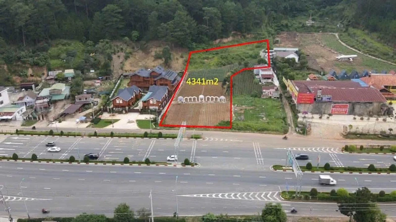 Bán đất mặt tiền cao tốc 4.341m² Định An Đà Lạt