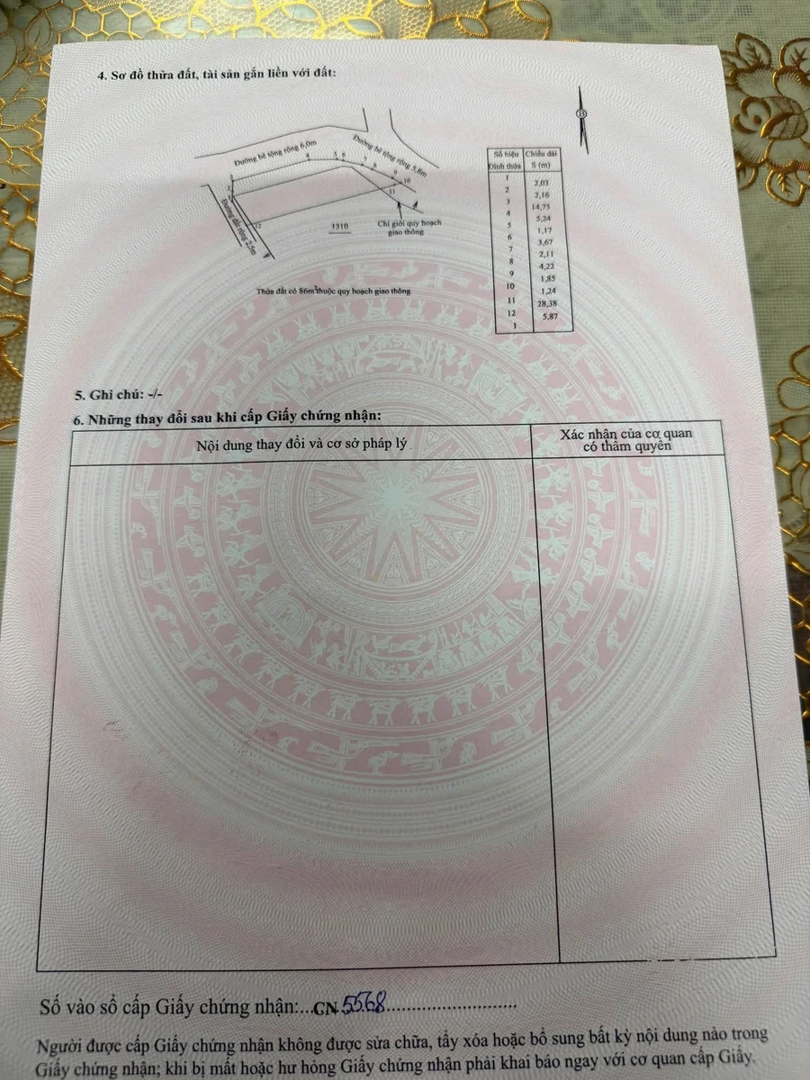 Bán lô góc 3 mặt tiền 241m² Diên Khánh 1,5 tỷ - Ảnh 1