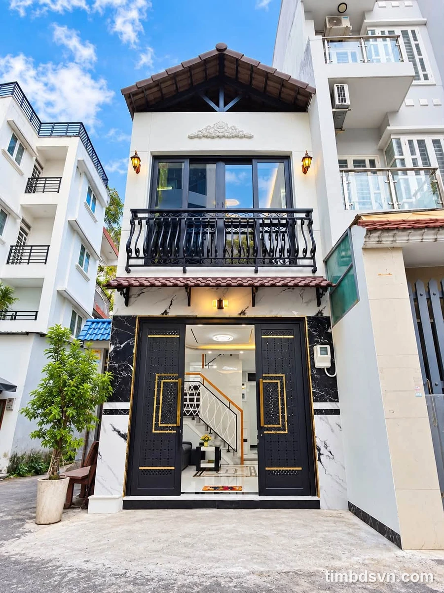 Bán nhà góc 2 mặt tiền 3,6x13m Phan Văn Trị gần 6 tỷ - Ảnh thu nhỏ 3