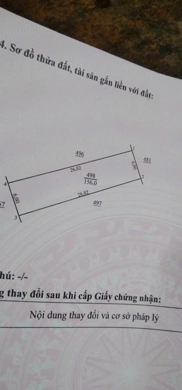 Bán đất nền 156m² Xã Thới Lai, Bến Tre