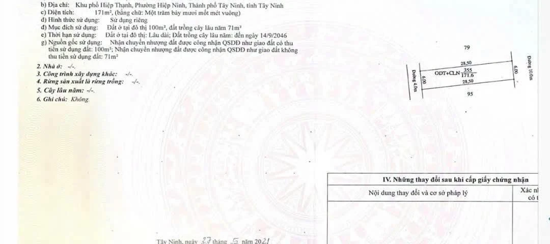 Bán đất hẻm 10m Trường Chinh Tây Ninh, 100m², 1.5 tỷ - Ảnh thu nhỏ 2
