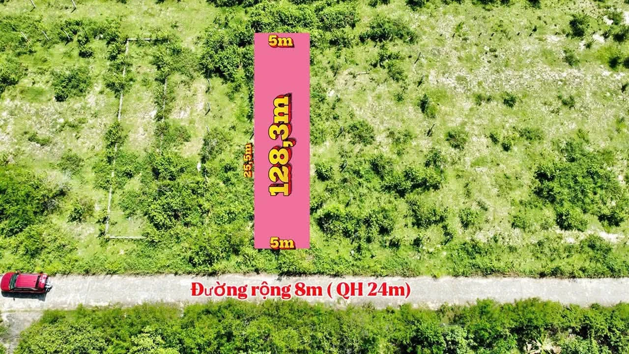 Bán đất thổ cư 128m2 Suối Tiên Khánh Hòa 569 triệu - Ảnh 1