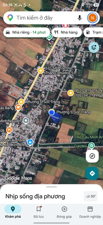 Bán đất tại phường 5, Sóc Trăng, 1,3 tỷ, 727m2, view đẹp, giá ưu đãi - Ảnh thu nhỏ 4