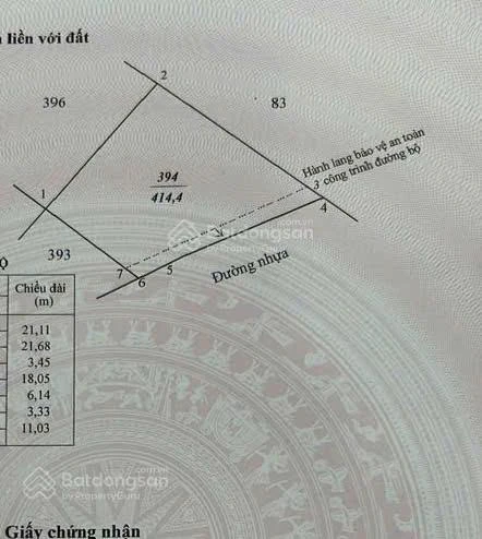 Bán đất tại Mỹ Hòa, Tháp Mười, Đồng Tháp, 2,2 tỷ, 414m2, view đẹp