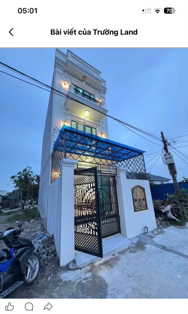 Bán nhà 3 tầng 56m2 Kiều Trung, Hồng Thái, An Dương, Hải Phòng, tặng full nội thất - Ảnh 1