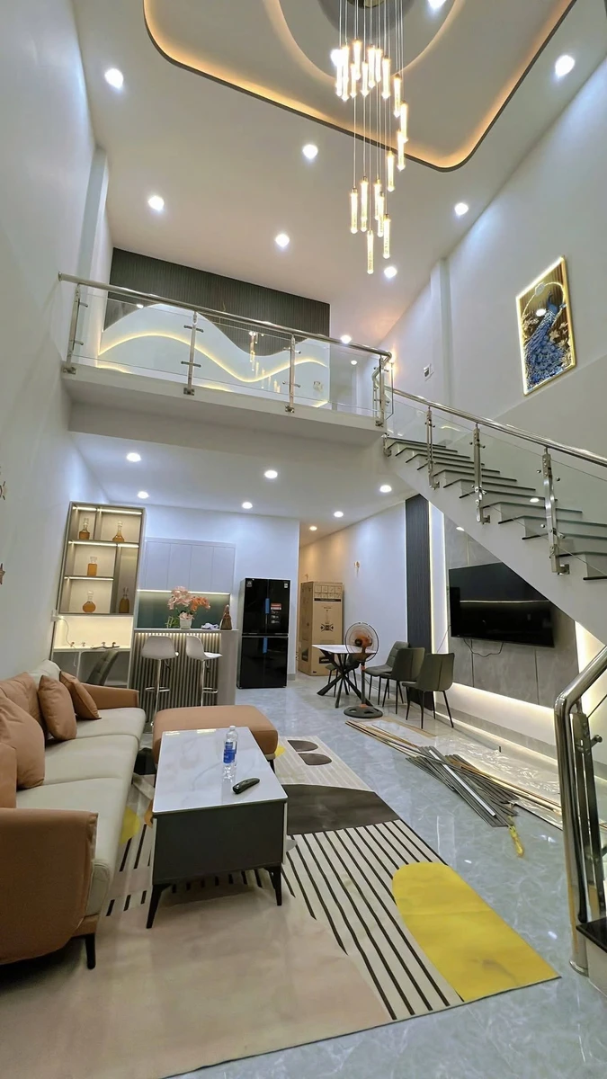 Bán nhà mới 200m2, 3 phòng ngủ tại Phú Tân, Bình Tân, 2.5 tỷ - Ảnh thu nhỏ 2