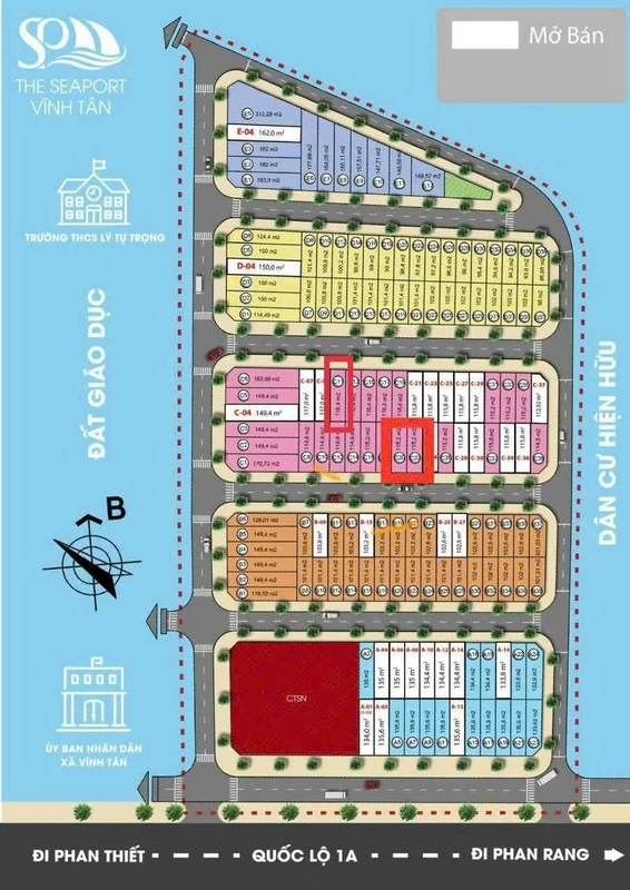Bán đất nền Vĩnh Tân 116m² giá 650 triệu