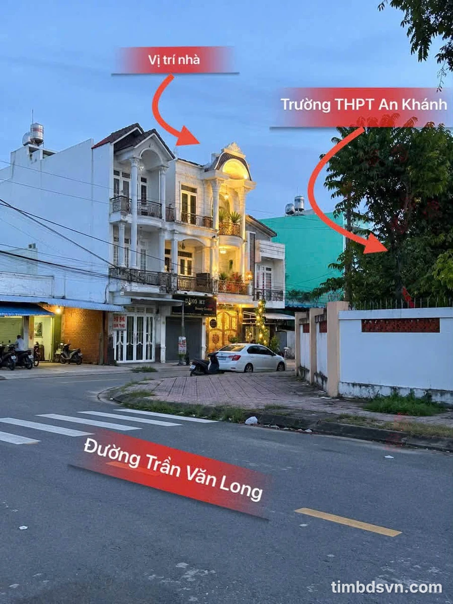 Nhà 2 lầu 200m² sắp hoàn thiện gần trường THPT An Khánh - Ảnh thu nhỏ 3