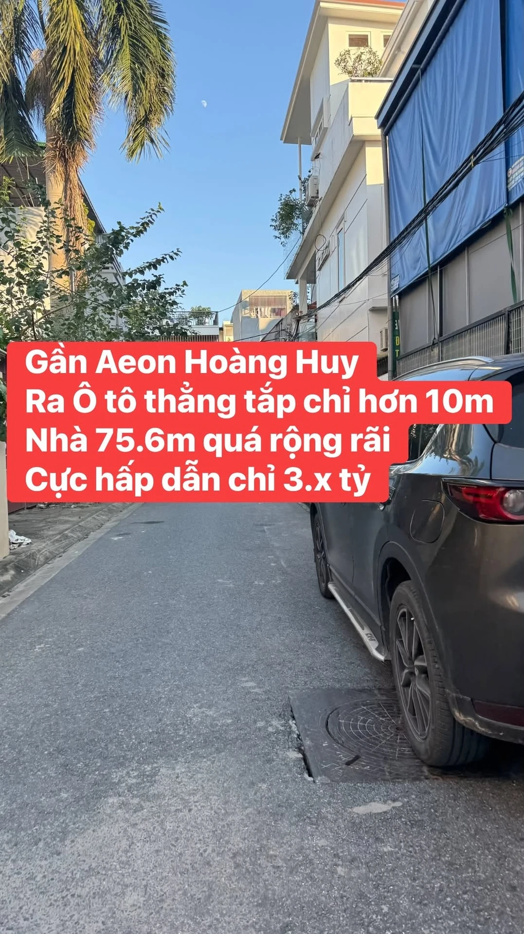 Bán nhà 75.6m² gần Aeon Hoàng Huy 3.5 tỷ - Ảnh 1
