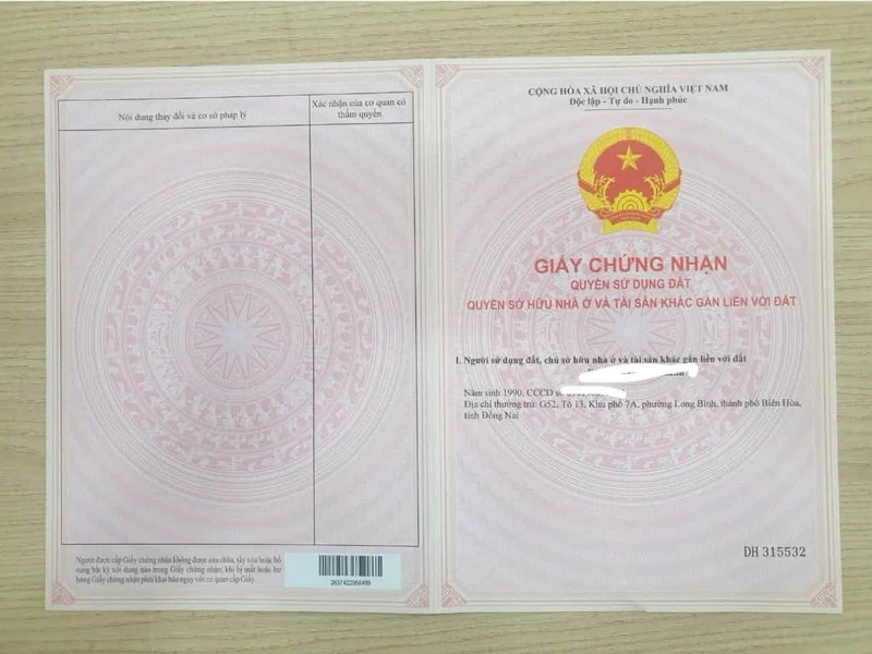 Bán đất Tam Phước 131m² sổ riêng 3,7 tỷ