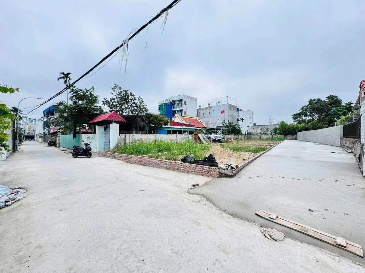 Bán 3 lô đất liền kề Trạm Bạc, An Dương, 55m²/lô, 1,1 tỷ - Ảnh 1