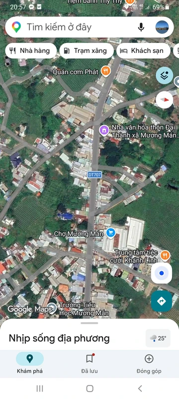 Bán đất mặt tiền kinh doanh chợ Mương Mán 126m2 550 triệu