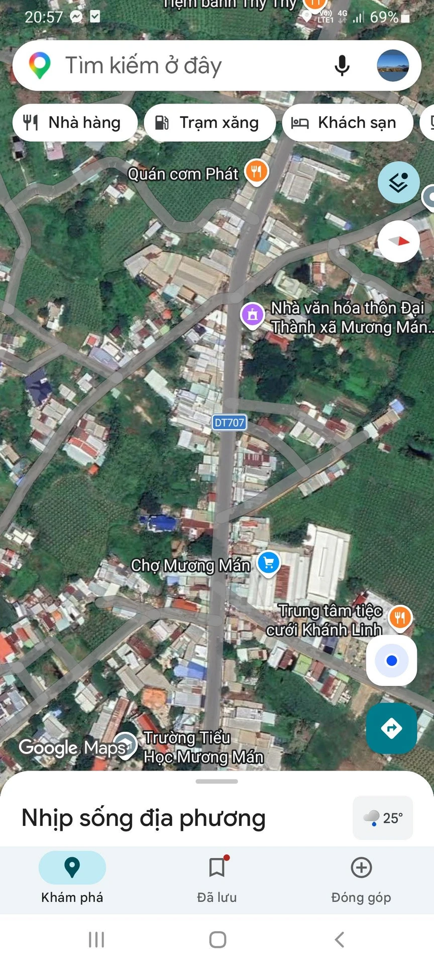 Bán đất mặt tiền kinh doanh chợ Mương Mán 126m2 550 triệu - Ảnh 1
