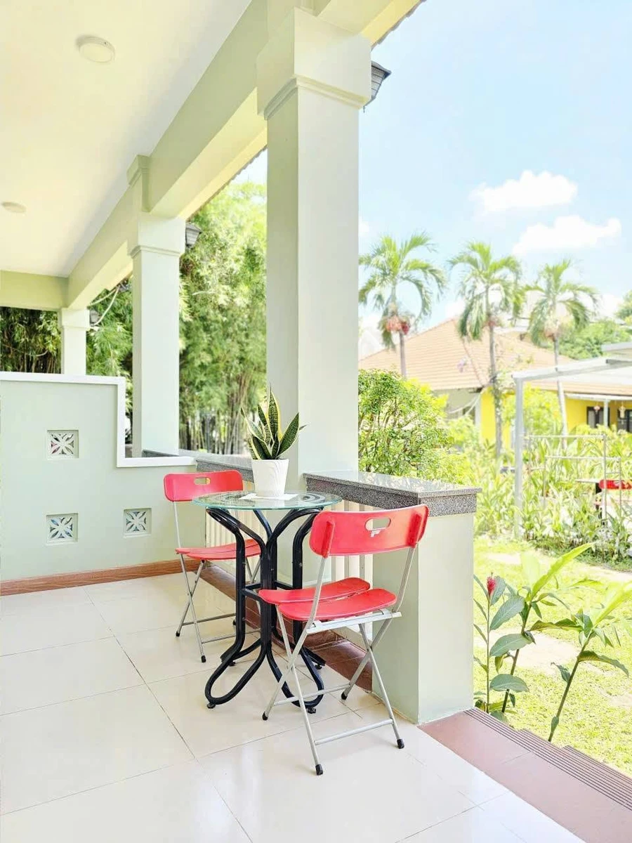Cho thuê nhà vườn villa nhỏ 60m², 2PN, full nội thất gần chợ Phú Mỹ, Thủ Dầu Một - Ảnh thu nhỏ 2