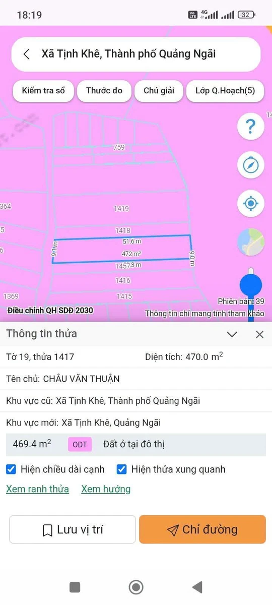 Bán đất view sông 220m² Mỹ Khê Quảng Ngãi 65 triệu - Ảnh thu nhỏ 4