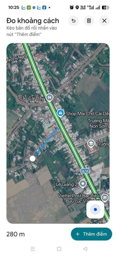 Bán nền 80m² đường Huỳnh Thị Hoa, Vĩnh Lợi, Bạc Liêu - 249 triệu - Ảnh thu nhỏ 3