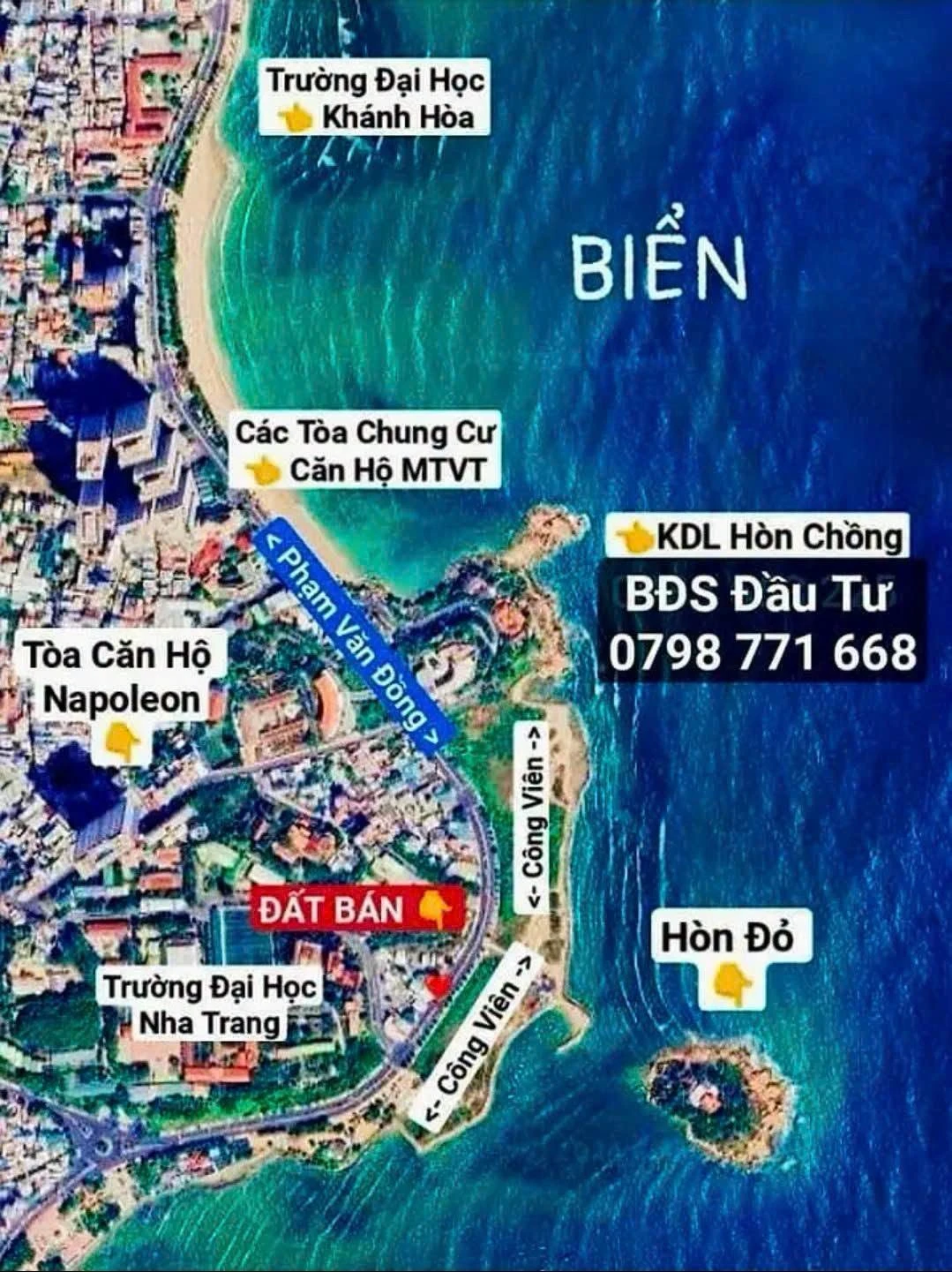 Bán đất lô góc 60m2 gần biển Nha Trang 8,5 tỷ - Ảnh 1