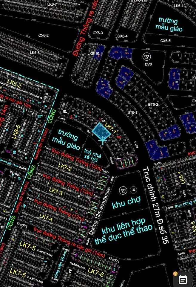Bán đất biệt thự An Khánh 192m² 7,1 tỷ - Ảnh thu nhỏ 3