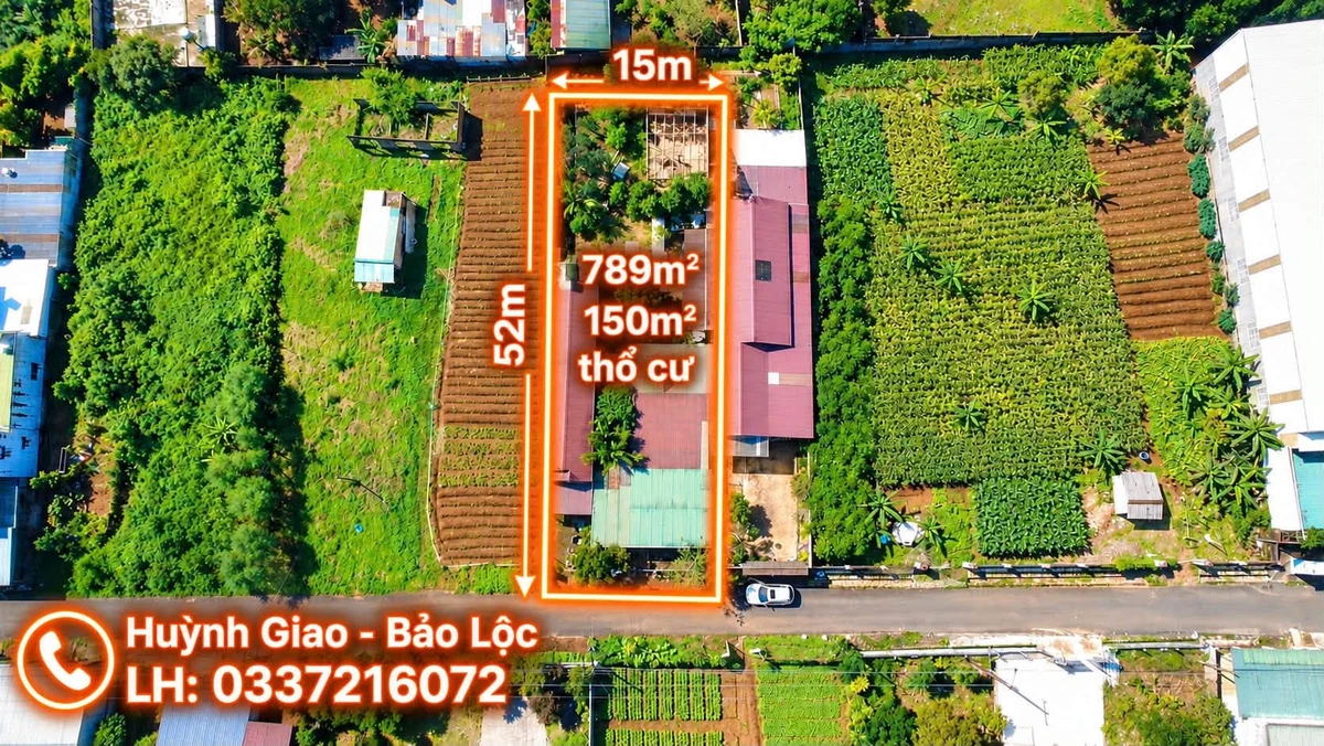 Bán nhà liền kề 789m² Lê Phụng Hiểu, Bảo Lộc - Ảnh thu nhỏ 3
