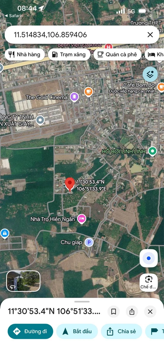 Bán lô đất 500m2 khu phố 2 Tiến Thành 1 tỷ 200 - Ảnh thu nhỏ 3