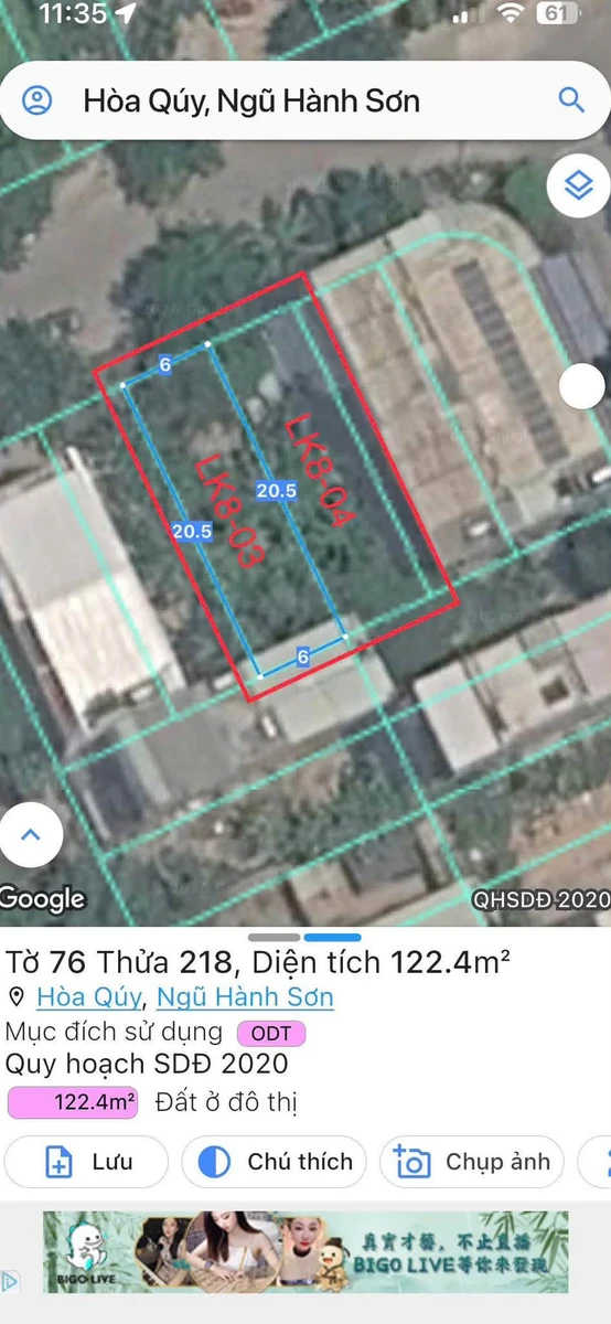 Bán đất nền 122,1 m² khu đô thị Hòa Quý, Đà Nẵng, 4.6 tỷ - Ảnh thu nhỏ 5