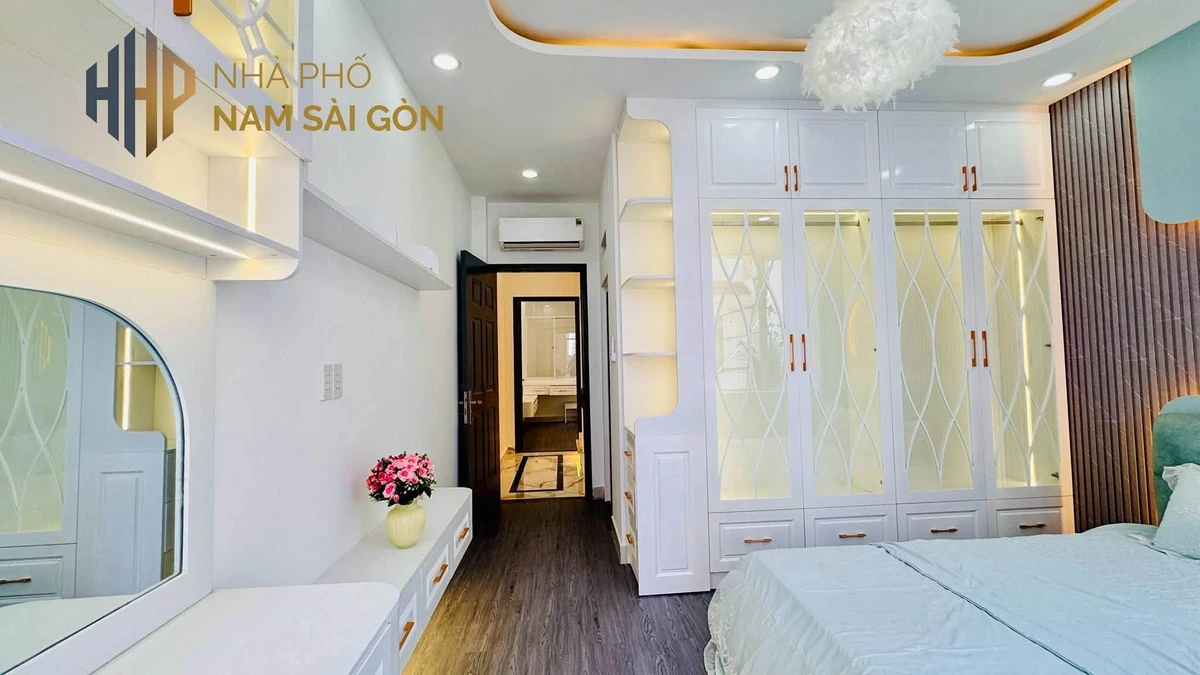Bán nhà 4 tầng 56m² mặt tiền hẻm Đào Tông Nguyên, Nhà Bè 7,6 tỷ - Ảnh thu nhỏ 2