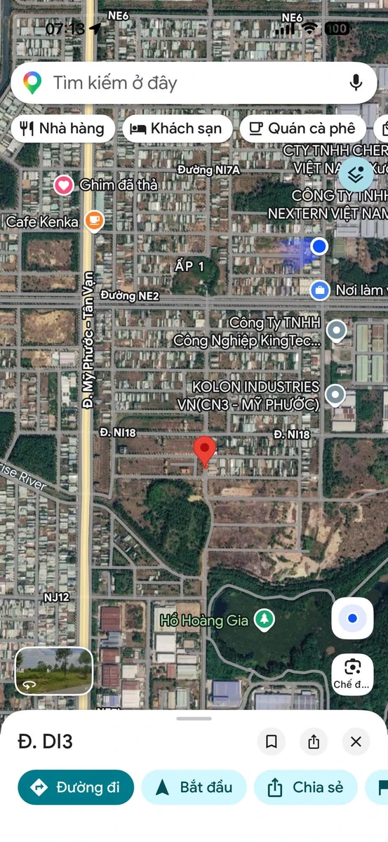Bán lô đất 145m² mặt tiền đường Di 3, KCN Mỹ Phước 3, Bình Dương - Ảnh 1