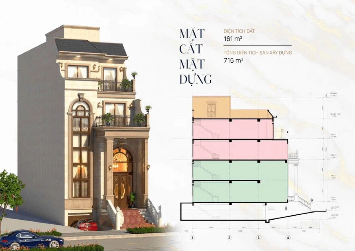Bán nhà 7x23m, 4 lầu + hầm, Vạn Phúc City, Thủ Đức, 34 tỷ - Ảnh thu nhỏ 3