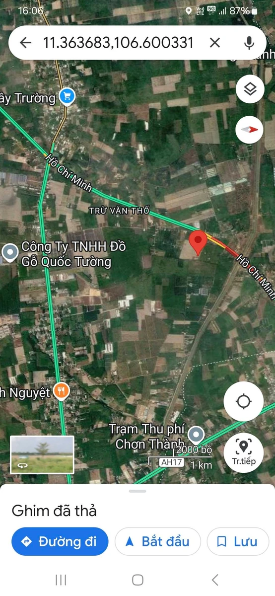 Bán đất mặt tiền 560m² Bàu Bàng, Bình Dương - Ảnh thu nhỏ 3