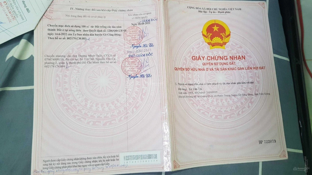 Vị trí đắc địa MT đường Huyện Lộ 9, cách ngã ba Nguyễn Trãi vào đúng 4 căn nhà. 15x72m, nở hậu 28m - Ảnh thu nhỏ 2