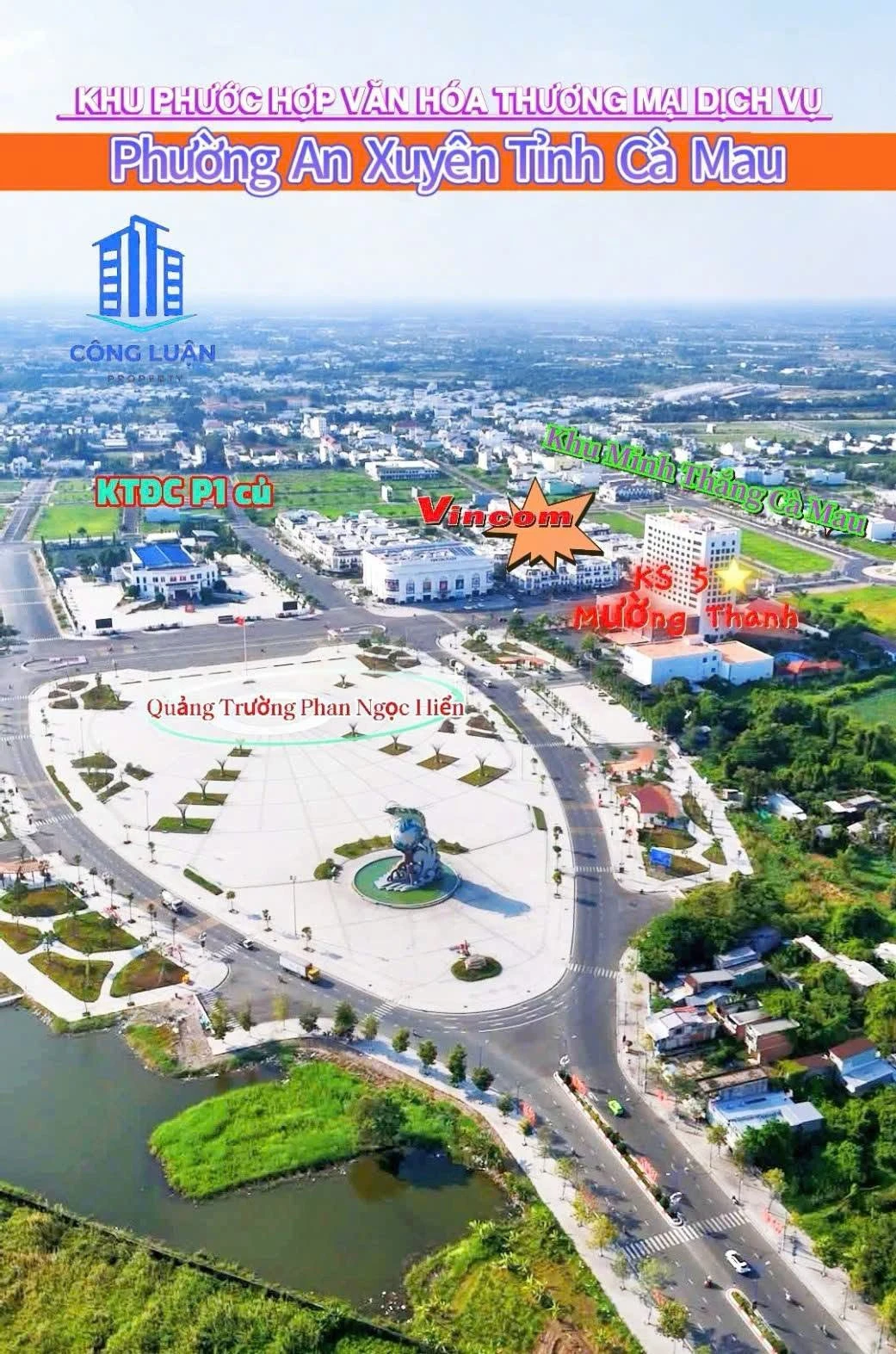 Bán villa Vincom 150m² 1 trệt 2 lầu Cà Mau 5 tỷ - Ảnh 1