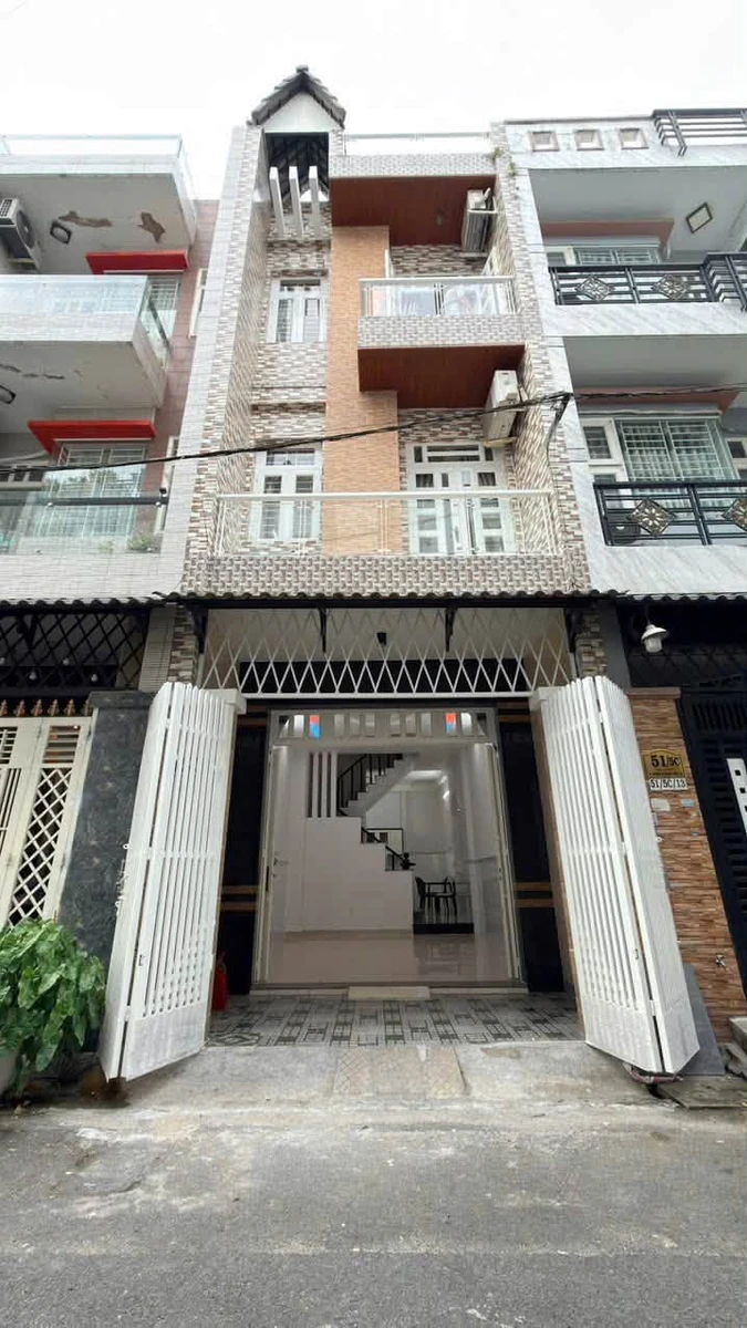 Bán nhà 4 tầng 4x13m hẻm 8m đường Gò Xoài, Bình Tân, nhỉnh 5 tỷ - Ảnh thu nhỏ 2