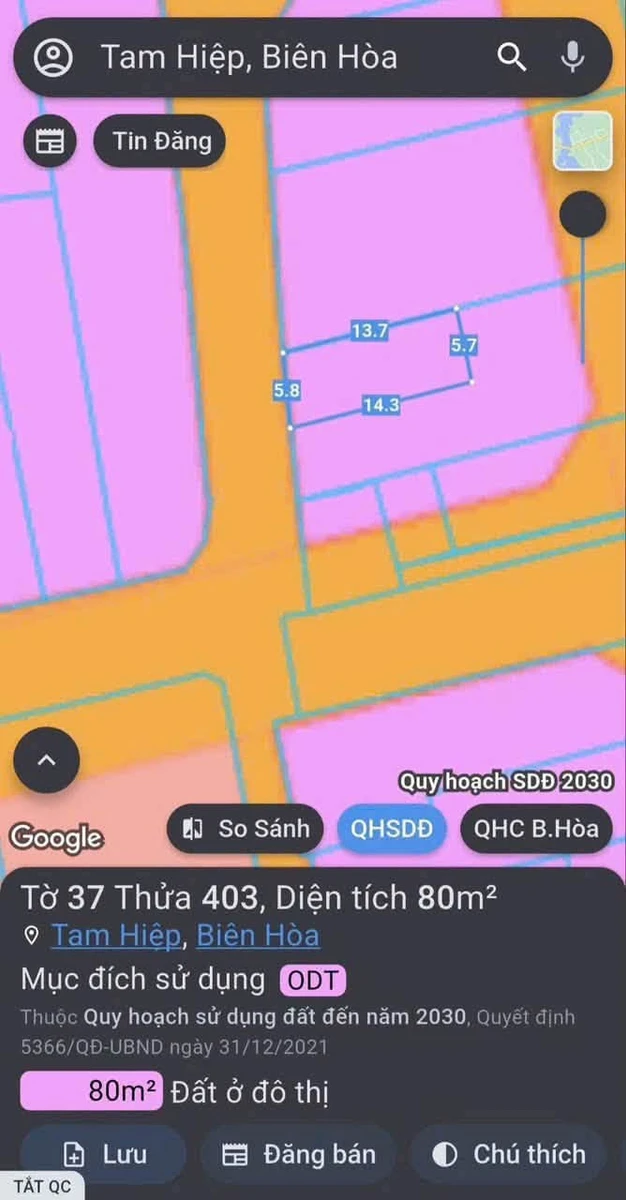 Bán lô đất mặt tiền Trương Quyền 80m2, giá 4 tỷ - Ảnh thu nhỏ 2