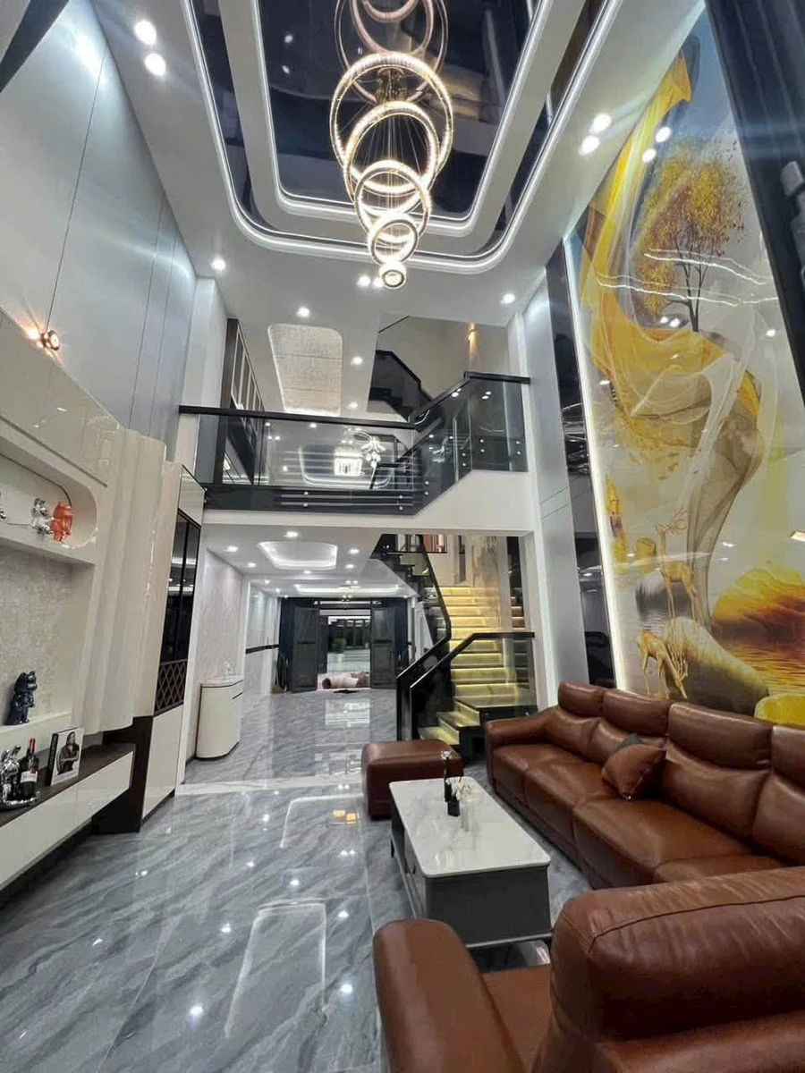 Bán nhà phố full nội thất góc 2 mặt tiền 4,5x15m đường Bình Thành, Bình Tân - Ảnh thu nhỏ 3