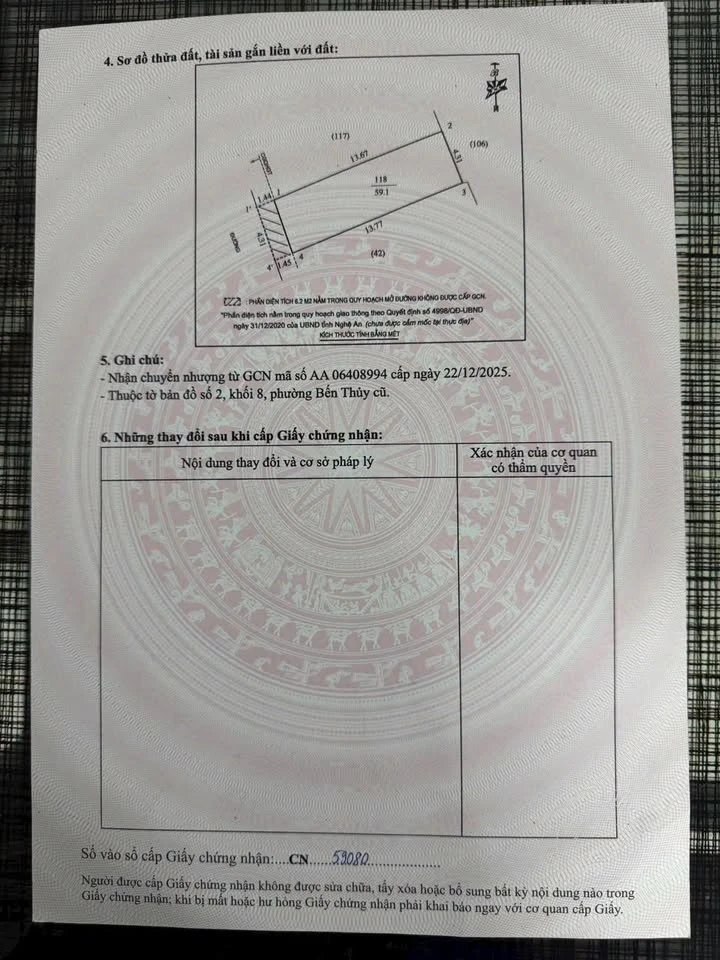 Bán đất Bến Thủy 60m² 1 tỷ 990 triệu - Ảnh thu nhỏ 4