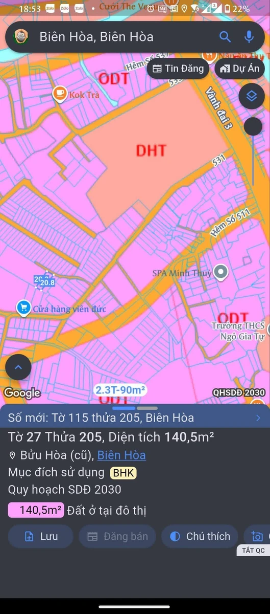 Bán đất 140,5m² thổ cư ngang 8m Phường Biên Hòa 3,5 tỷ - Ảnh thu nhỏ 5