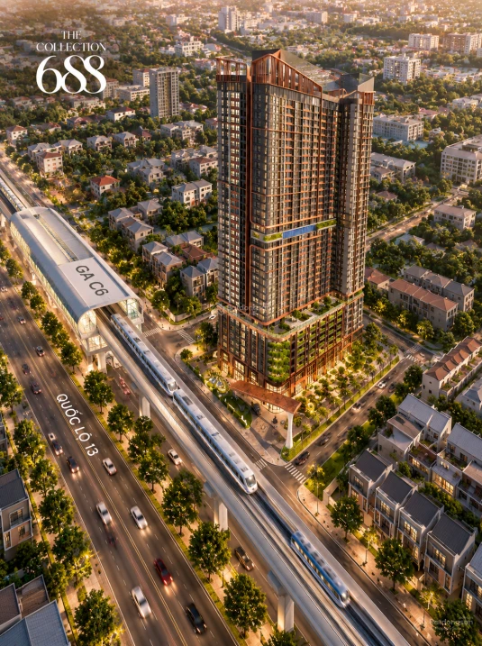 Căn 2PN cách Metro C6 300m, mặt tiền QL13, giá từ 43,688tr/m², Savills vận hành - Ảnh 1
