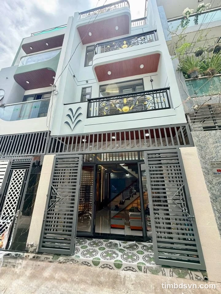 Bán nhà mới 4 tầng 52m2, 4PN, Bình Chánh, giá 5,45 tỷ - Ảnh thu nhỏ 2