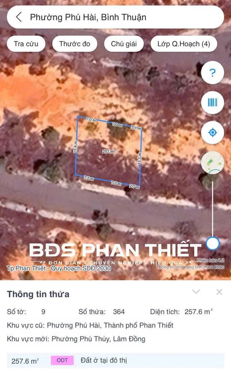 Bán nền biệt thự hướng biển Queen Pearl 257,6 m² Phan Thiết - Ảnh 1