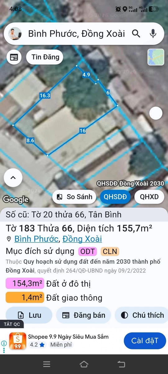 Bán đất mặt tiền An Dương Vương 120,5m² - 6 tỷ - Ảnh thu nhỏ 2