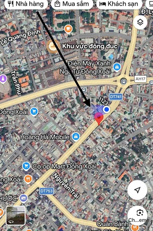 Bán lô đất mặt tiền 259m² Đồng Xoài, Bình Phước