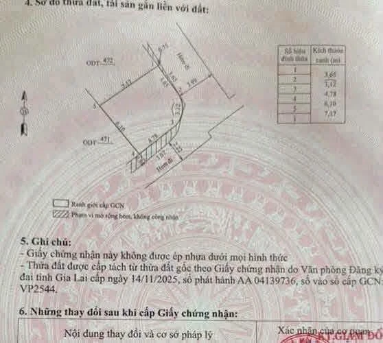 Bán nhà 2 tầng 40m2 đường Huỳnh Thúc Kháng, Quy Nhơn - Ảnh thu nhỏ 3