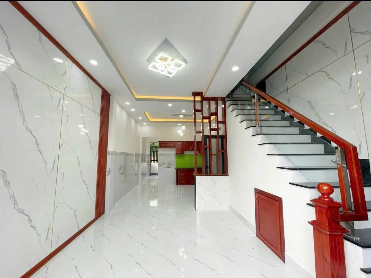 Bán nhà 1 trệt 1 lửng 80m2, 3PN 3WC, sổ hồng riêng tại Đức Hòa, Tây Ninh - Ảnh thu nhỏ 4