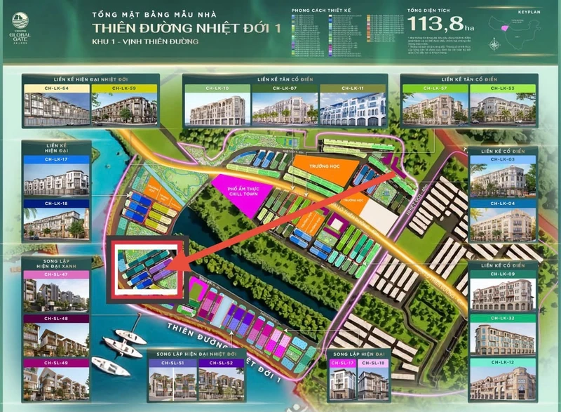 Biệt thự Hạ Long Xanh 223m2 giá 7.434 tỷ, ưu đãi 30%